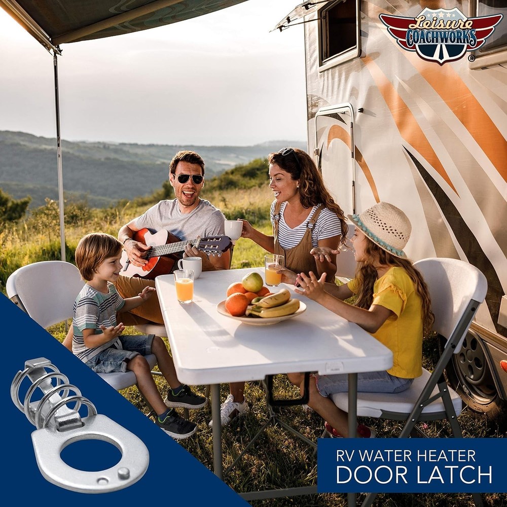 Steel Fastener RV Water Heater Latch Twist Cam Lock (2-Pack)