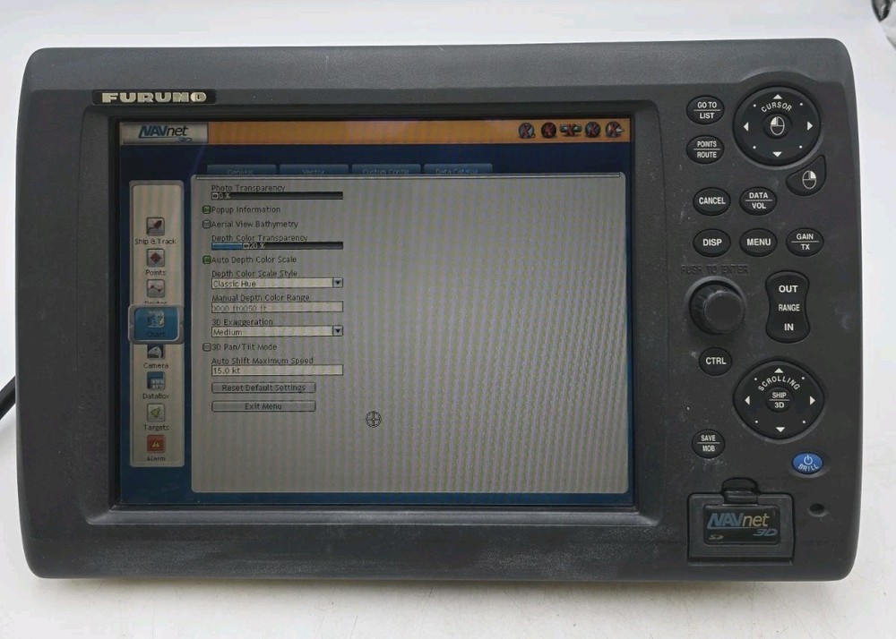 Furuno MFD12 Multi Function Display Radar NAVNET Fishfinder GPS Chartplotter