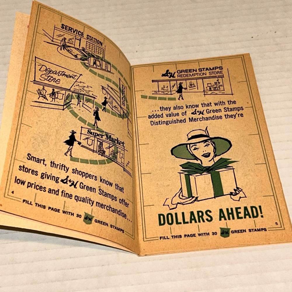 S&H Green Stamps Book