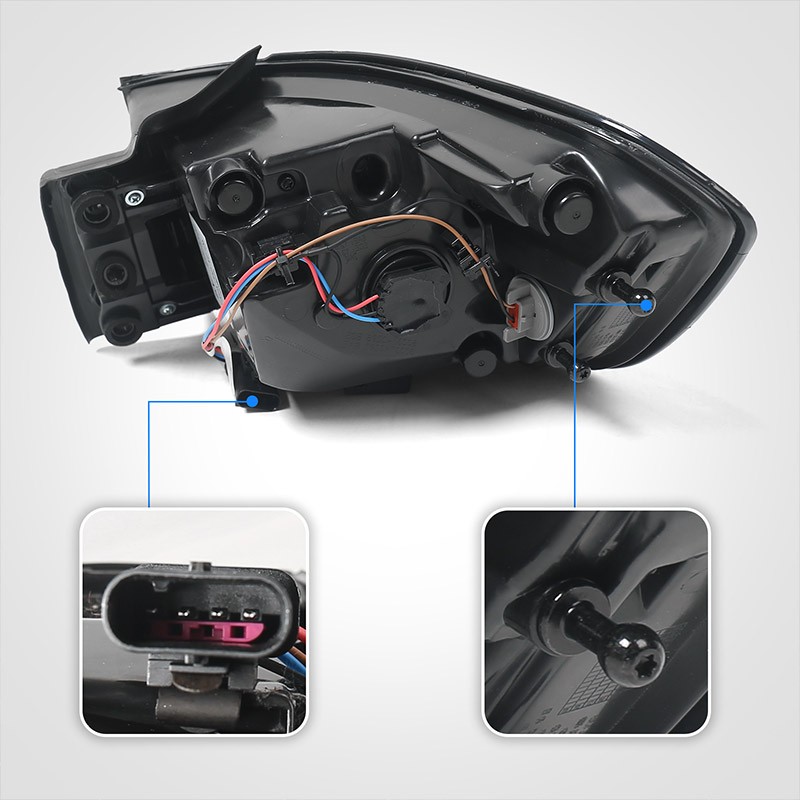 Left Outer Tail Light For Jeep Compass 2017-2020 Halogen Brake Lamp Driver LH