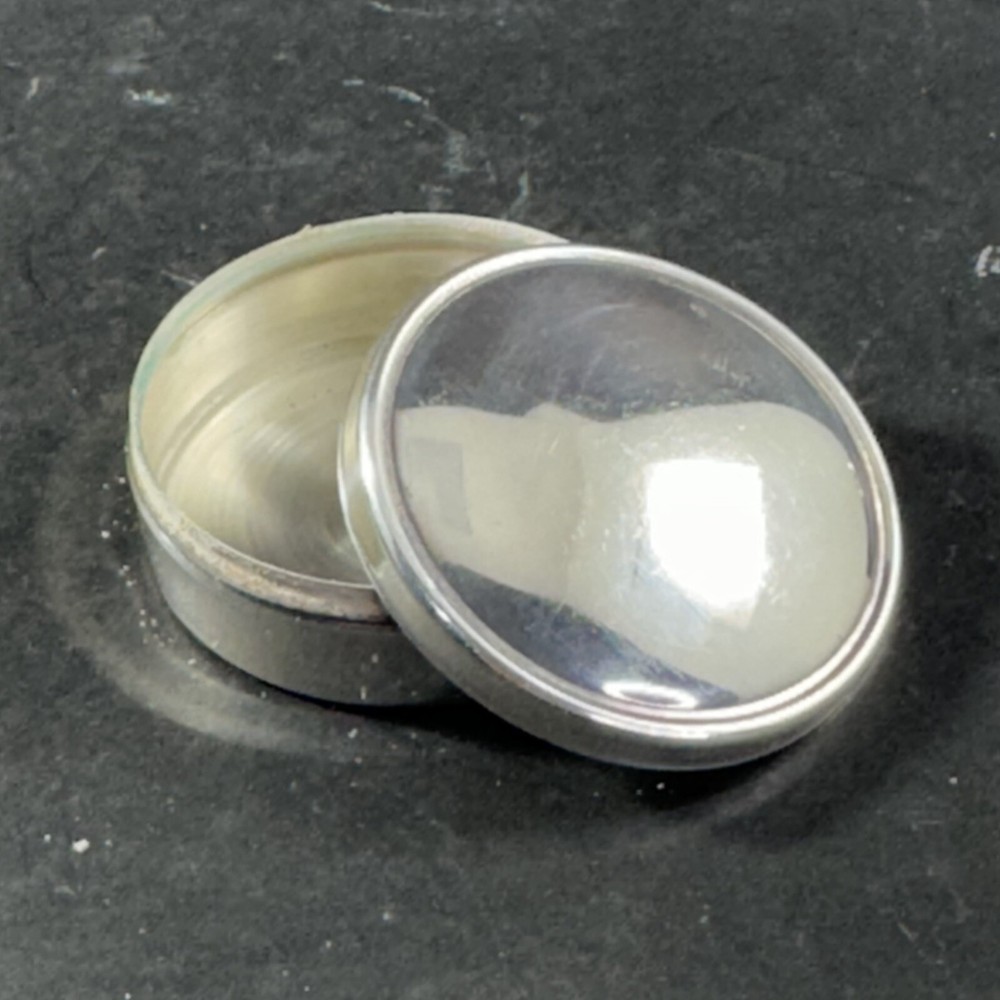 sterling silver 925 pill box vintage