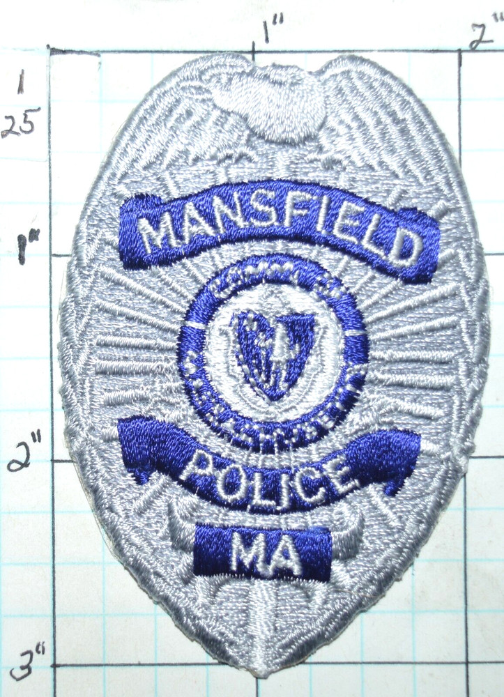MASSACHUSETTS, MANSFIELD POLICE DEPT 3" PATCH