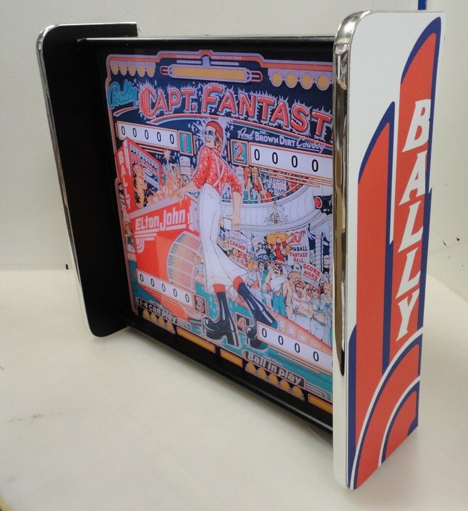 Bally Captain Fantastic Pinball Head LED Display light box