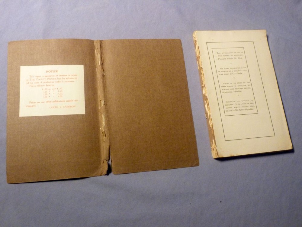 Copley Prints, Color Prints & Etchings Catalog 1915 paperback