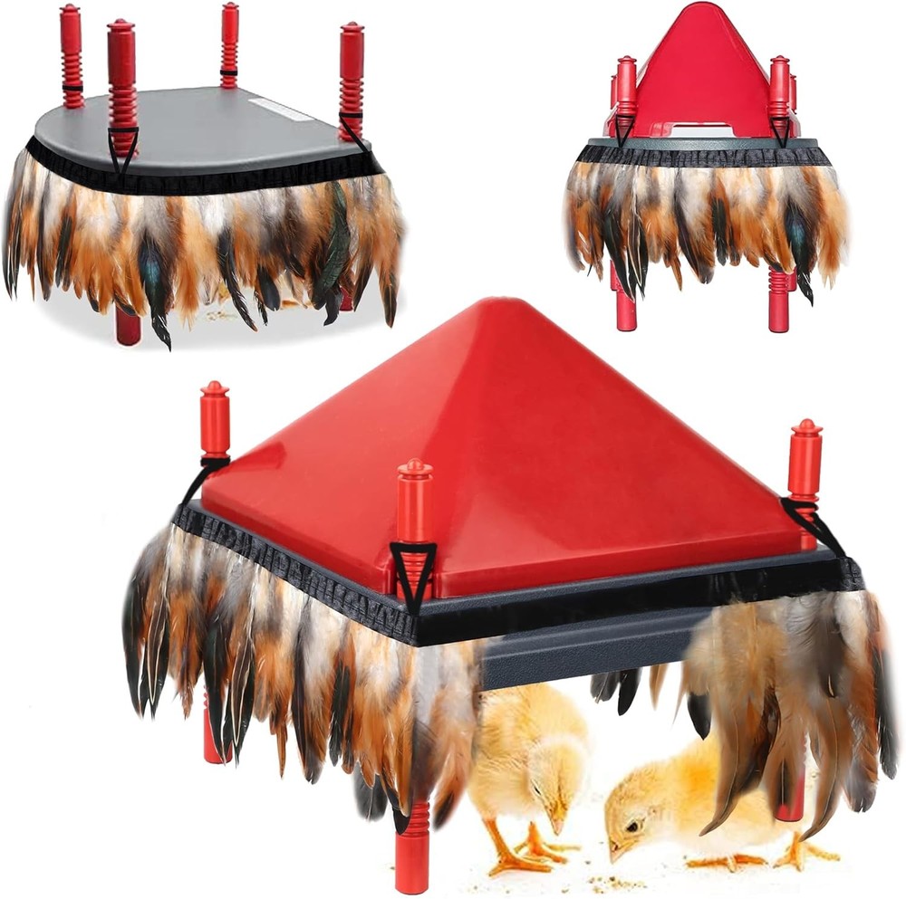 Chick Comfort Feathers for Brooder Heating Plate & Warming Solutions