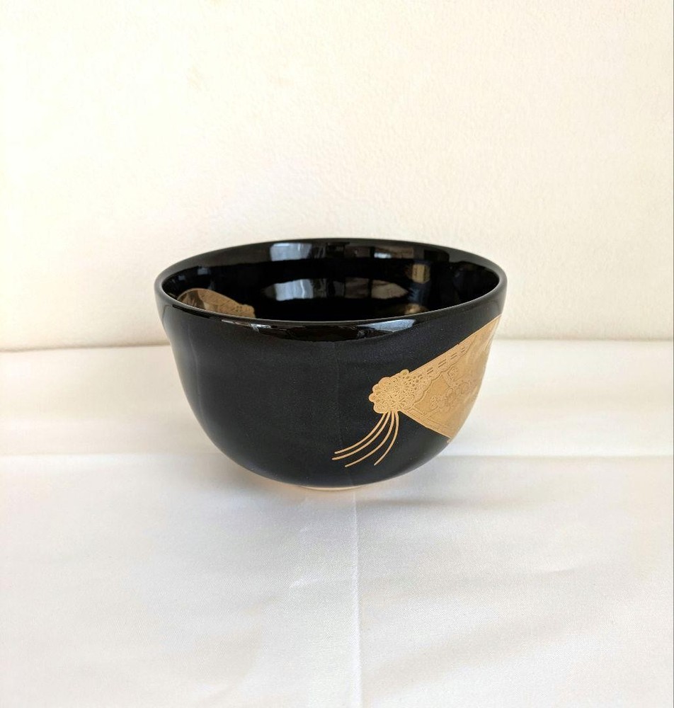 Tea Utensils gold color painted surface Hideka Miyaji''