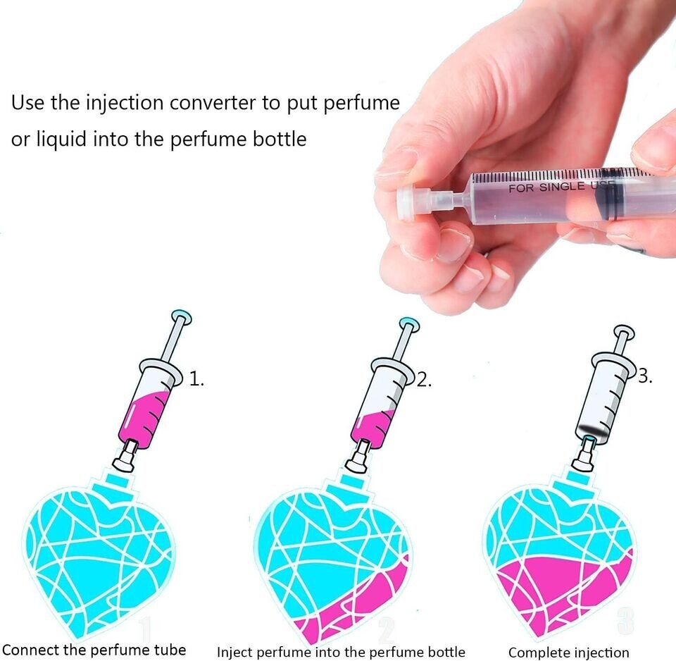 MUB Perfume Refill Pump Tools, Perfume Dispenser with Adapter Tools for Perfume
