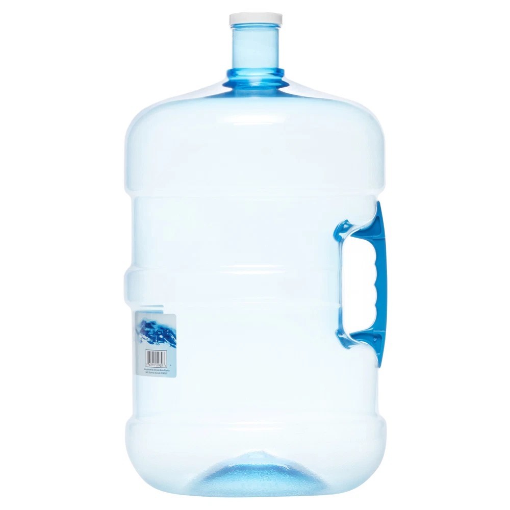 Large Reusable 5 Gallon Water Bottle Jug Container BPA Free Home Office (2 Pack)