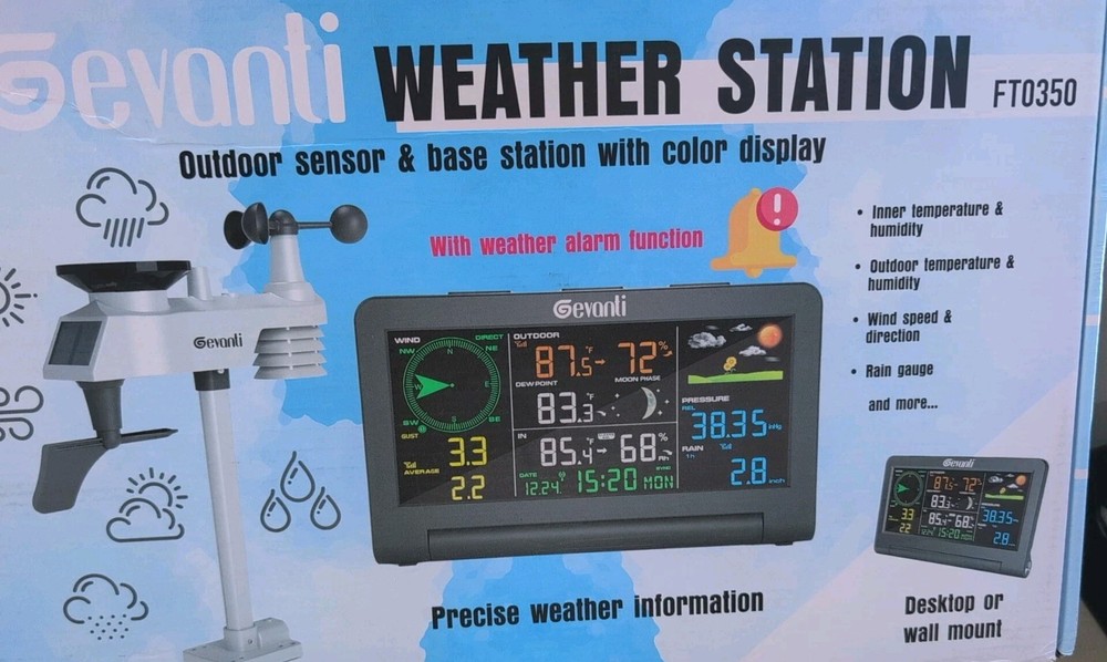 Gevanti Weather Station, model FT0350.