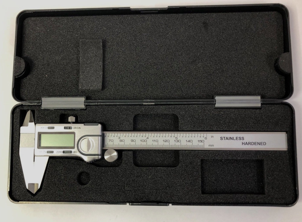 Value Digital Caliper, 0-6"/0-150mm Range, .0005" /.01mm Resolution