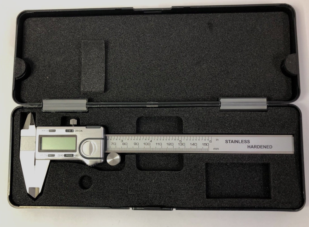 Value Digital Caliper, 0-6"/0-150mm Range, .0005" /.01mm Resolution