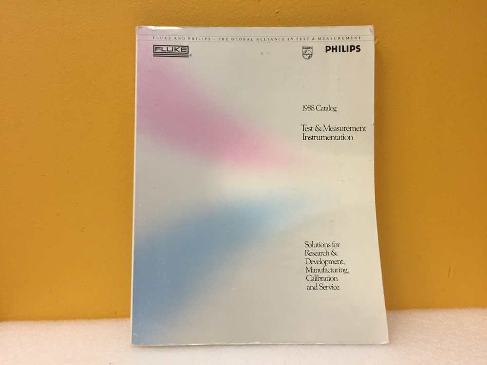Philips 1988 Test + Measurement Product Catalog