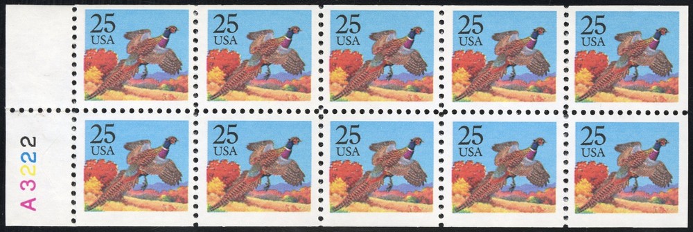 US Stamps # 2283c MNH VF Color Error Pane