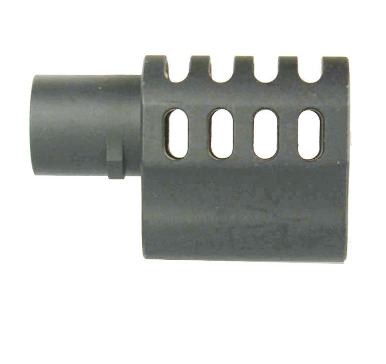 1911 .45 ACP Muzzle Brake Compensator, A Style Side Port, Anodized Black