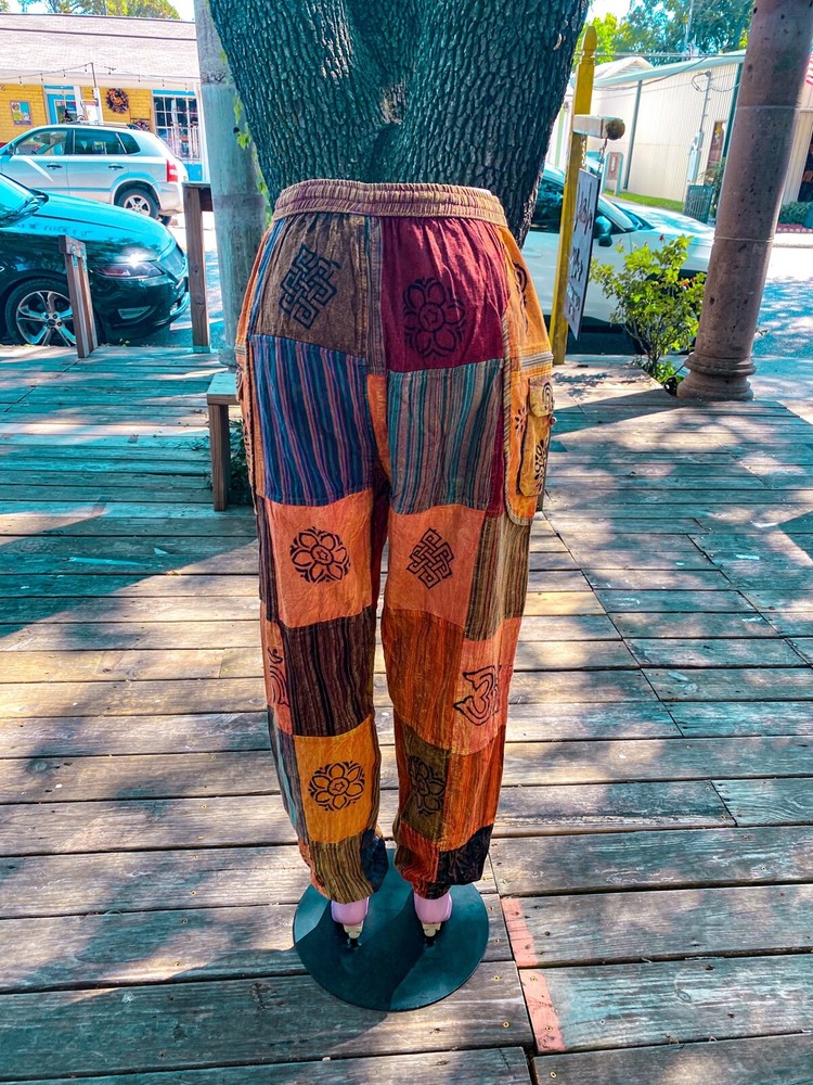 Beautiful Boho hippie patchwork pants Unisex