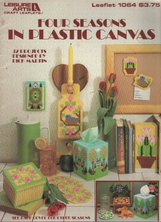 OOP!!! FOUR SEASONS IN PLASTIC CANAS MAGNETS/TISSUE COVERS/MORE!!!