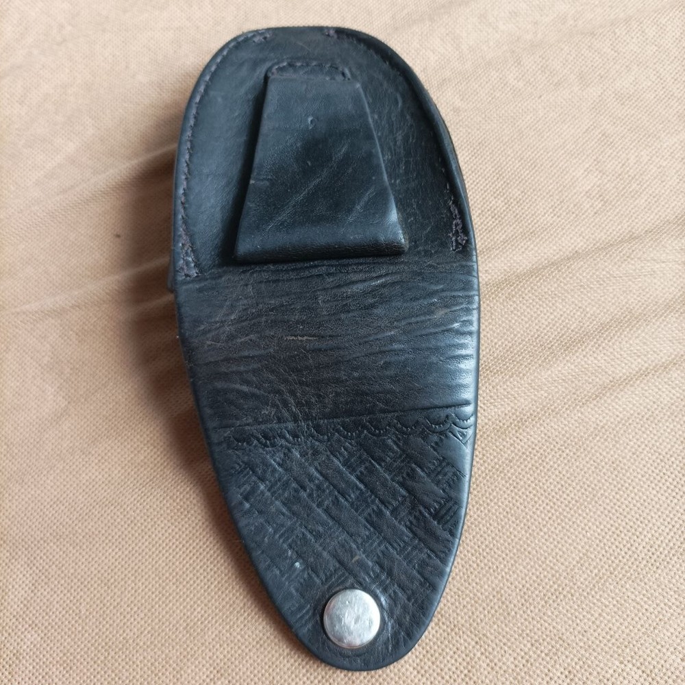 Vintage USSR leather Case for handcuffs