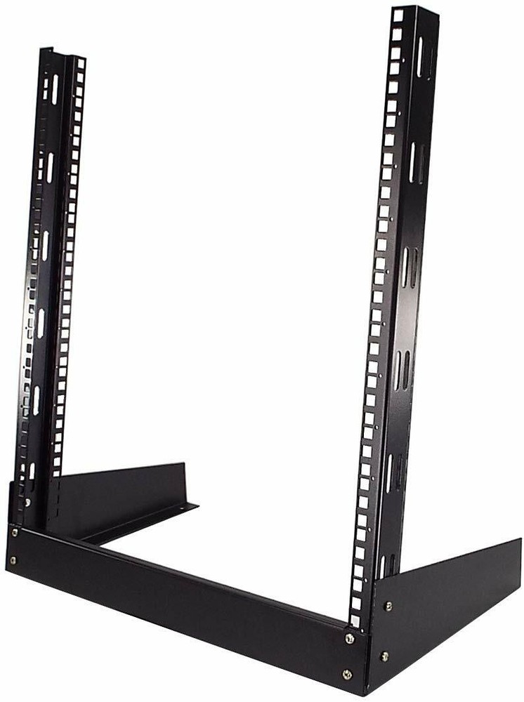 CNAweb 12U Open Frame 19" Inch Desktop 2 Post Network Rack Stand