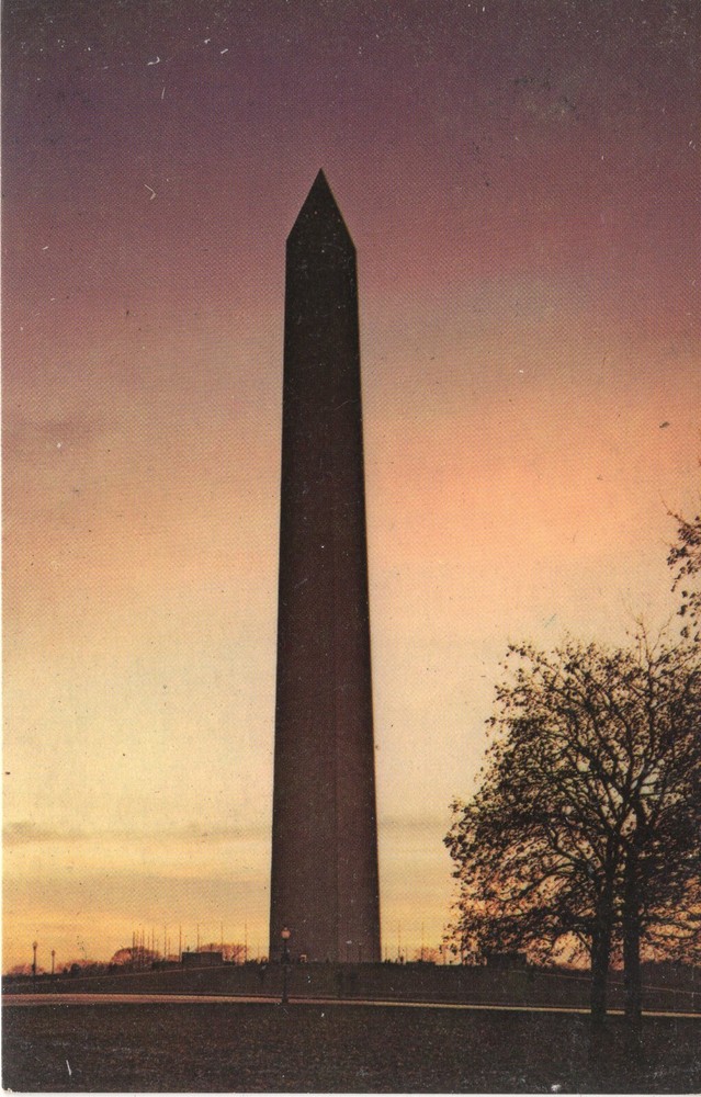 WASHINGTON MONUMENT AT SUNSET, WASHINGTON, D.C.  - PC4919