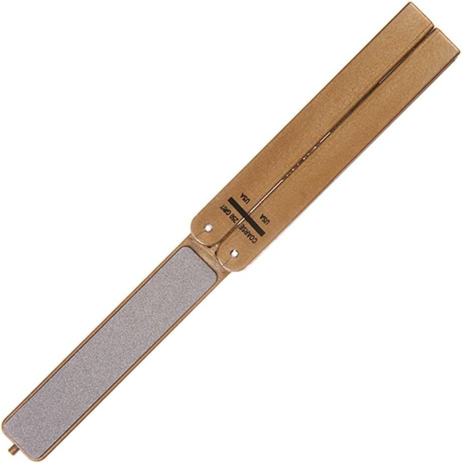 Eze-Lap 520 Eze-Fold Diamond Sharpener with Gold Handle (fine/coarse)