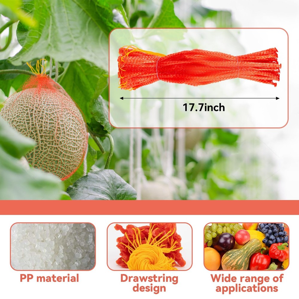 40pcs Watermelon Nets - Melon Nets Melon Hammock Heavy Duty Watermelon Net fo...