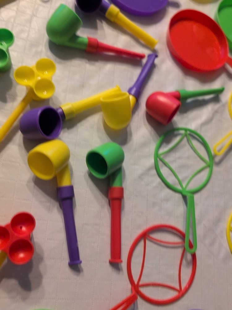 Bubble Blowing With Fun Accessories, New, Unused, 39 Pieces