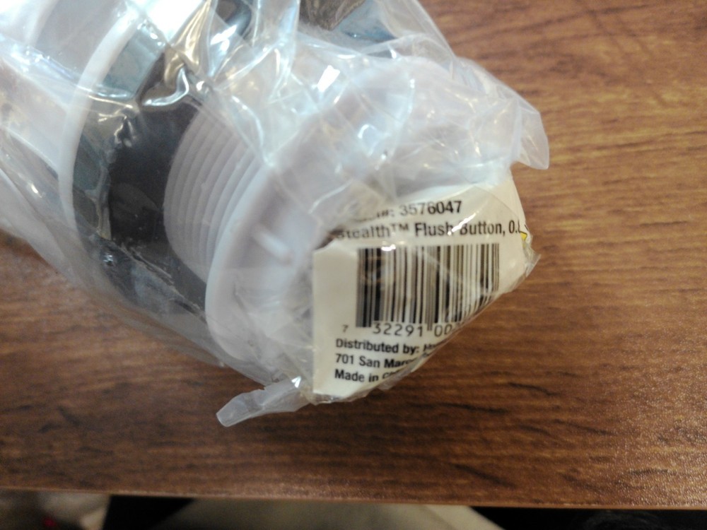 Stealth Toilet Flush Valve - Stealth Vessel C7715-6 with Flush Button