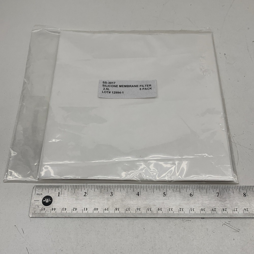(5-Pack) IBI Scientific SS-3017 Silicone Membrane Filter 2.5L