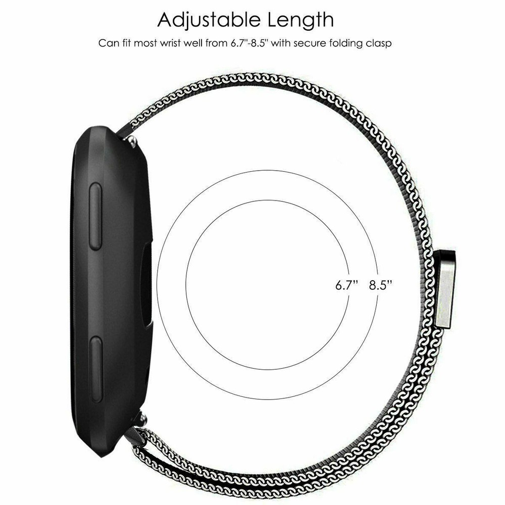 Wrist Strap For Fitbit Versa 2 /Versa / Lite Watch Band Milanese Magnetic Loop