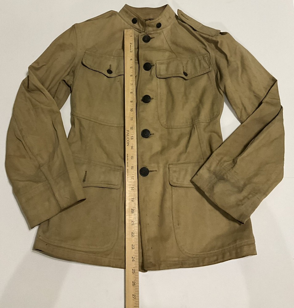 WWI M1910 Summer Tunic Size Small/Medium Plus Barracks Bag 47th Infantry Comp B