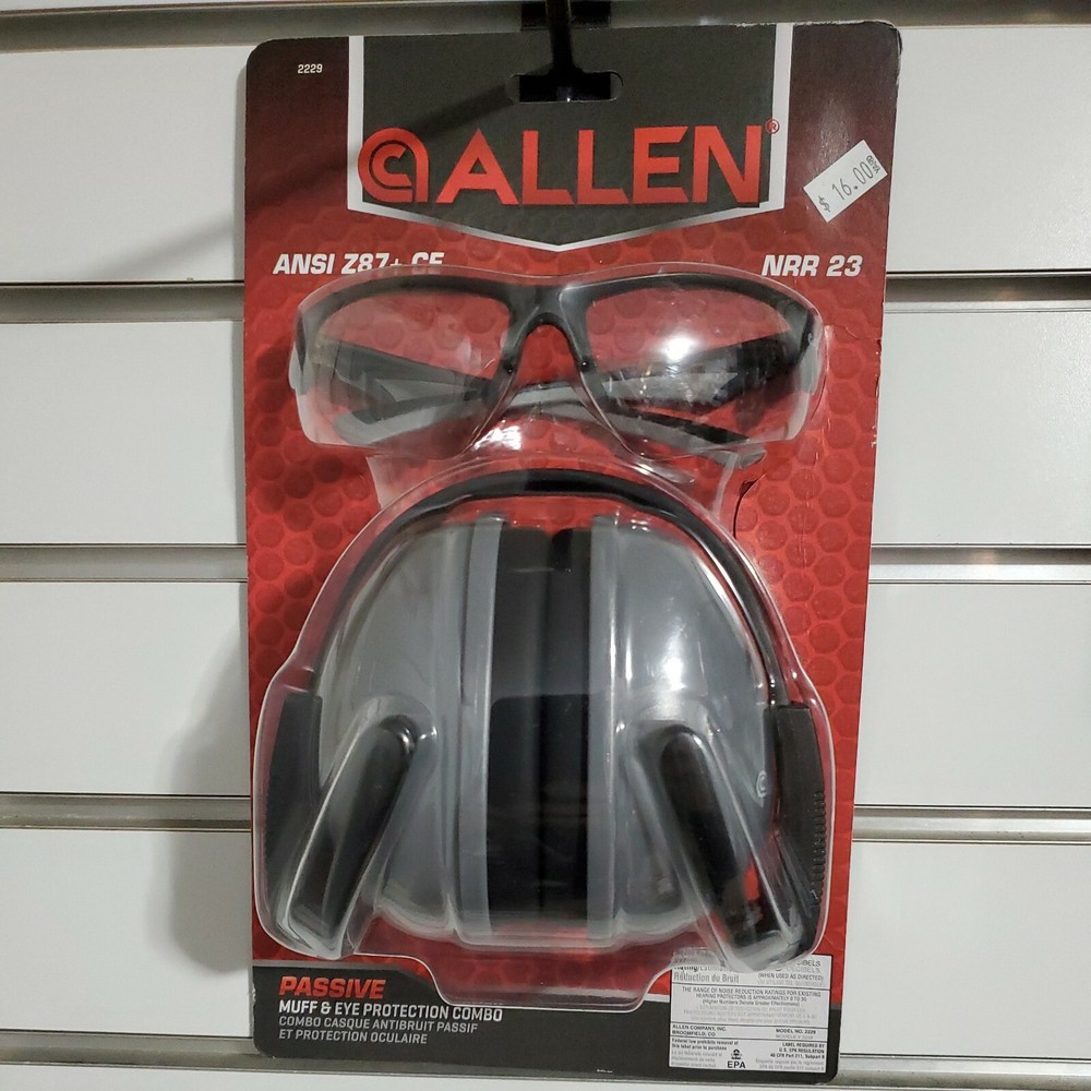 Hearing protection Eye Protection Allen Passive range kit