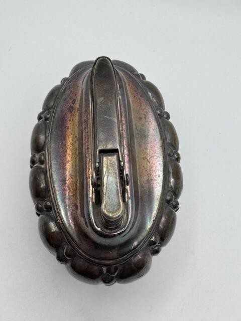 Ronson Crown Table Lighter - Silver Plated