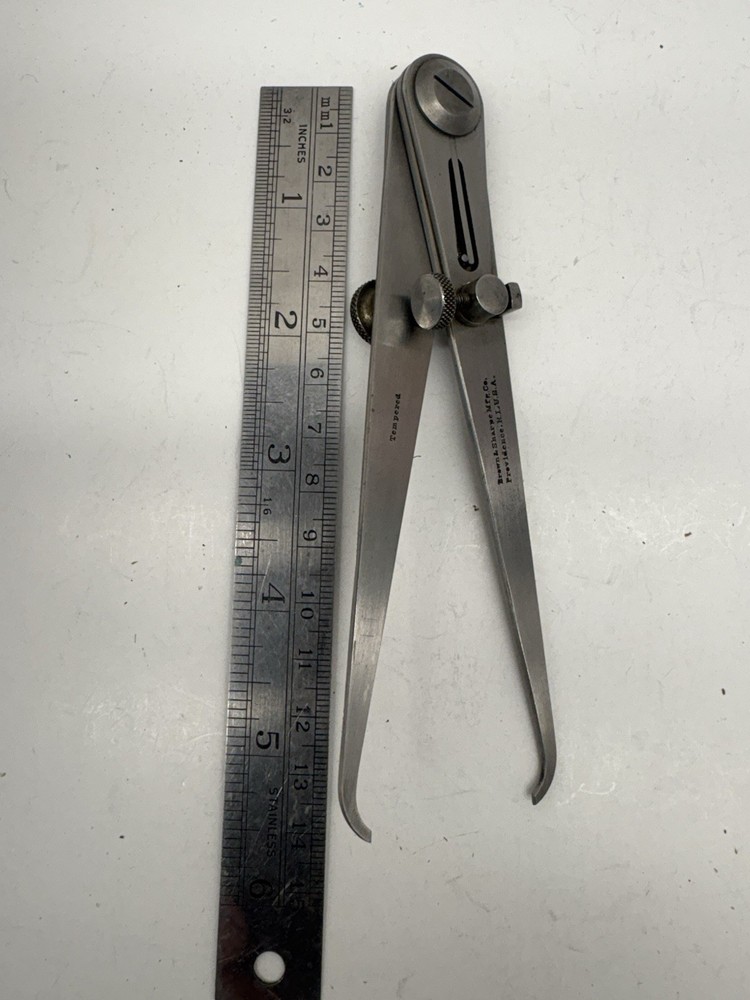 Vintage Brown And Sharpe Lock Joint Caliper
