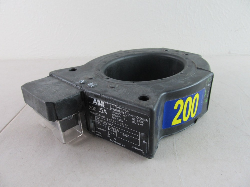 ABB Current Transformer, Type CMV, 200 : 5A 60Hz