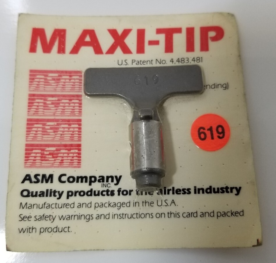 ASM MAXI-TIP 619 airless spray gun tip