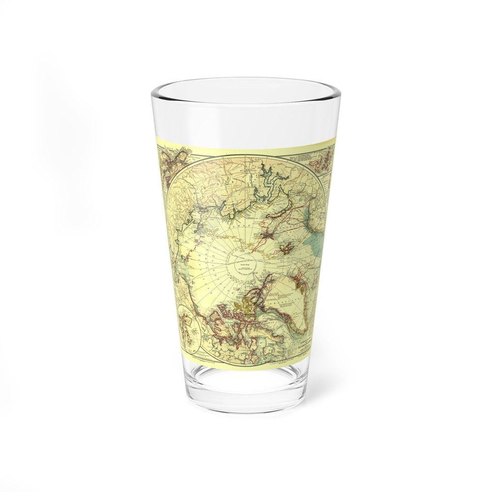 North Pole (1907) (Map) Pint Glass 16oz