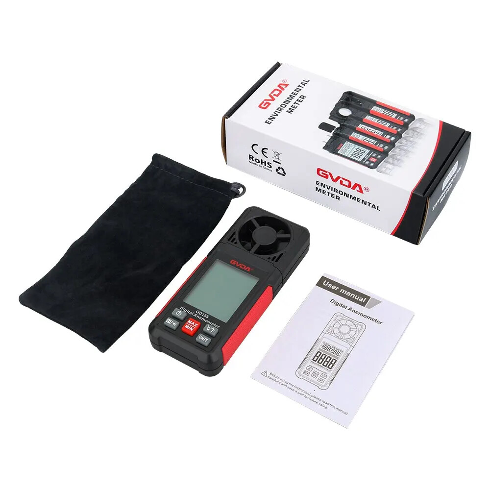 Digital Anemometer Handheld Wind Speed Meter for Measuring Wind Speed