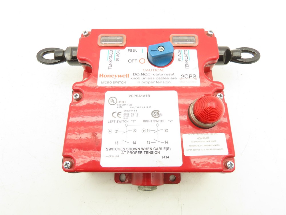 Honeywell 2CPS Cable Pull Micro Switch IP 67 250VAC 2NC/2NO