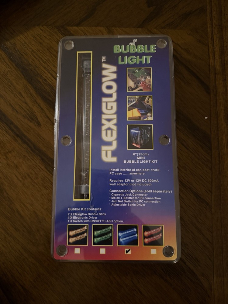 Flex Glow Bubble Light 6” Blue