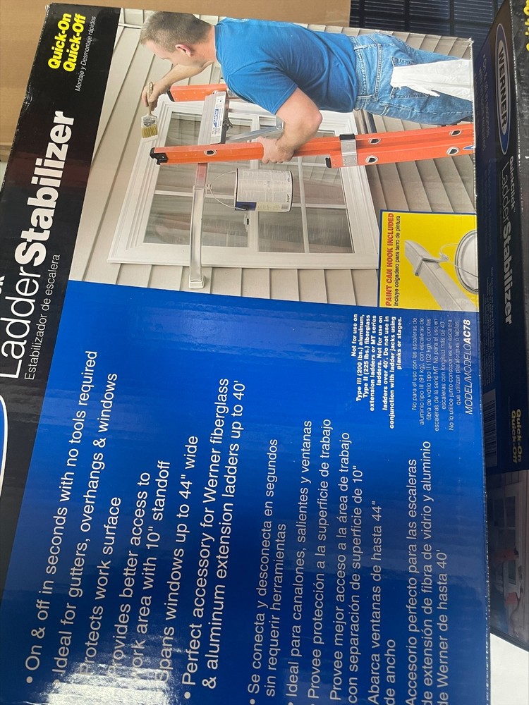 WERNER QUICK CLICK LADDER STABILIZIER AC78