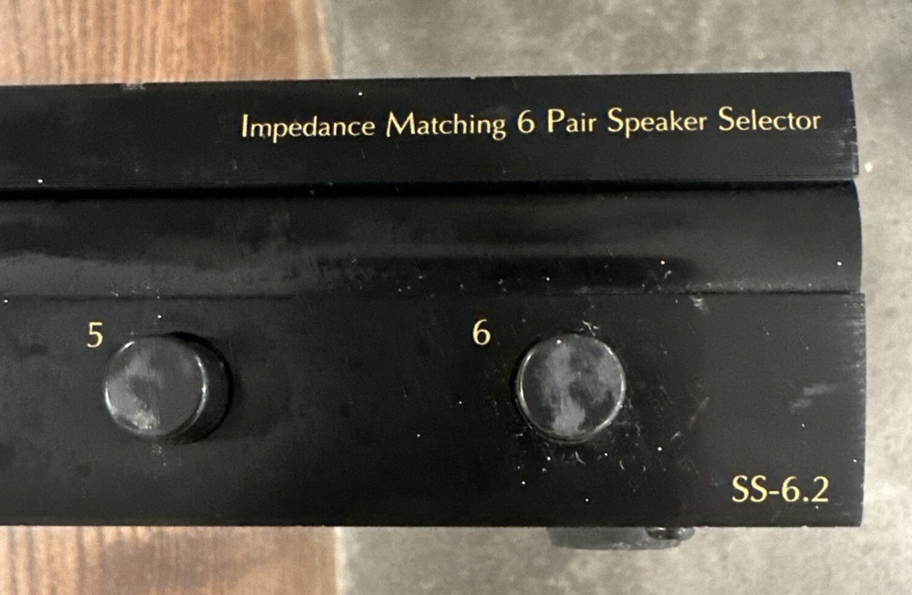 Russound SS-6.2 Impedance Matching 6 Pair Speaker Selector Switch