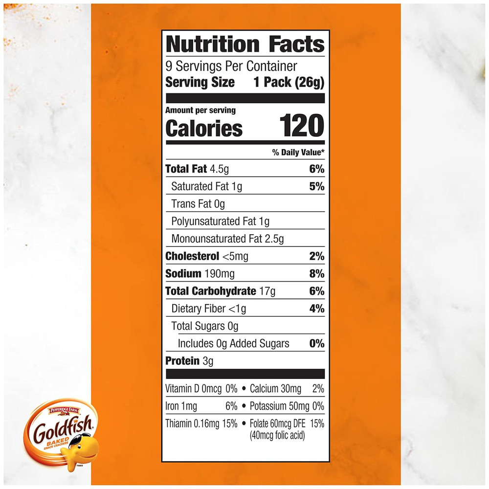 Colors Cheddar Crackers, Snack Pack, 0.9 oz, 9 CT Multi-Pack Tray