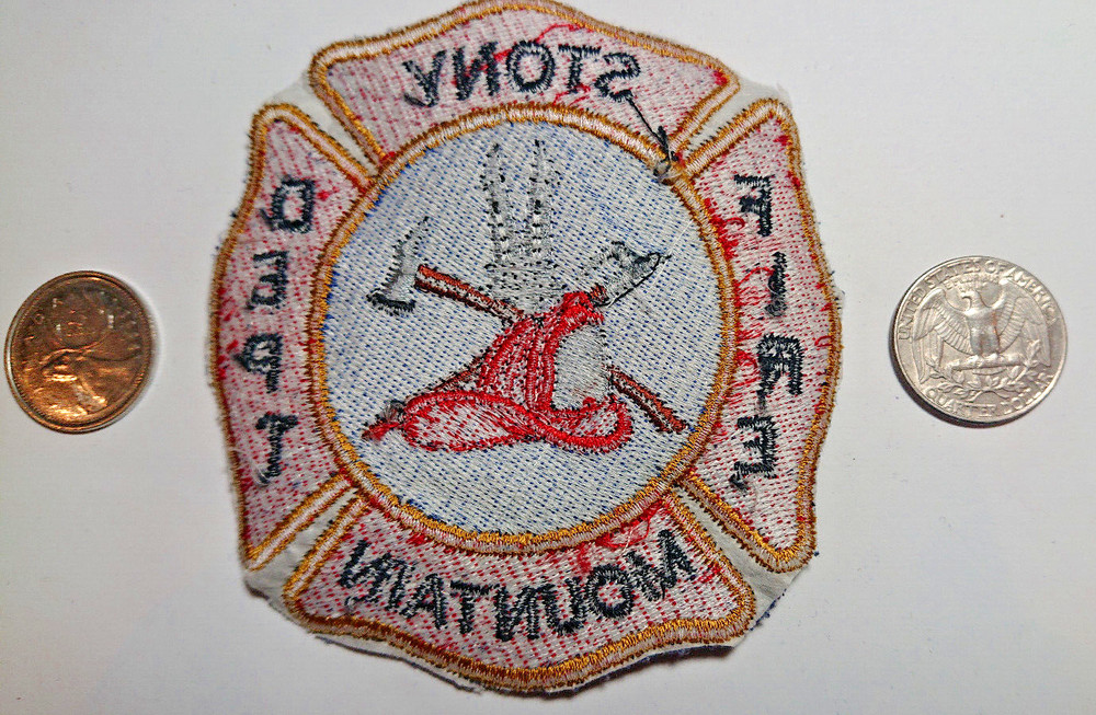 Stony Mountain Fire Department Uniform Cutoff #2 Patch Badge Crest