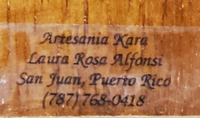 Nativity - Pressed Tin on Wood - Original - Signed & Dated