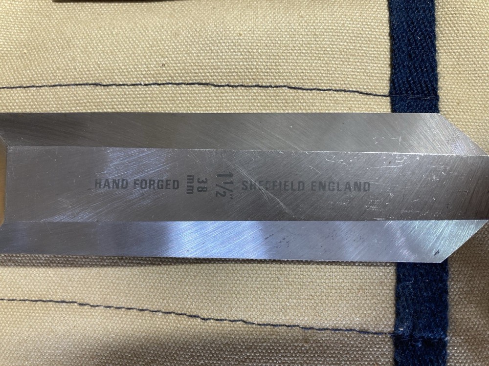 9 Piece Hand Forged Marples Chisel Set