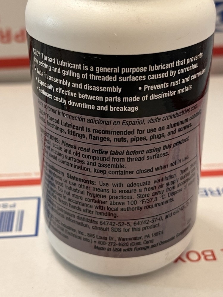 Sta-Lube Thread Lubricant CRC