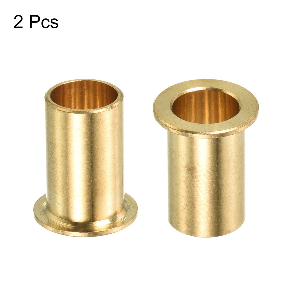 2pcs 9mm Tube Brass Compression Insert Tube Support Compression Sleeve Fitting