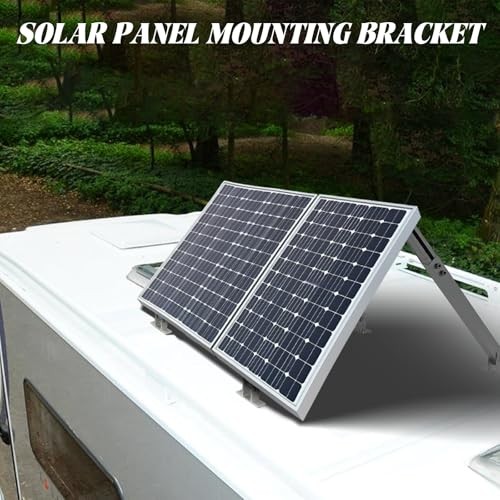Solar Panel Mounting Brackets, 2 Sets Adjustable Solar 14-27in adjustable-2 set