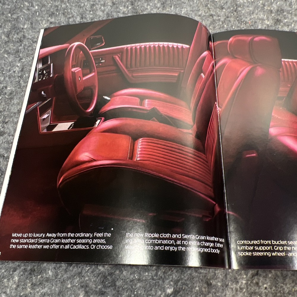 Original 1985 Cadillac Cimarron Sales Brochure 85