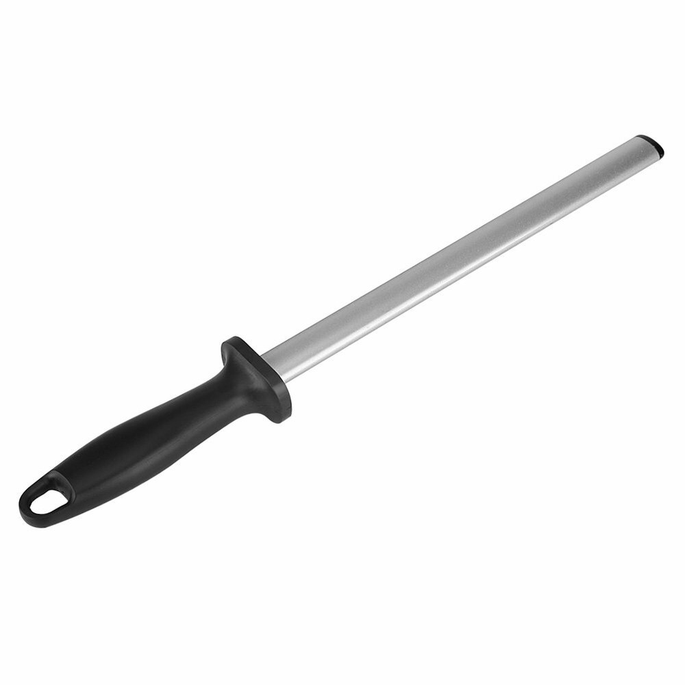 Professional 10 Inch Diamond Chef Knife Sharpener Rod  Sharpening Stick US